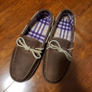 Brand new mens genuine leather slippers